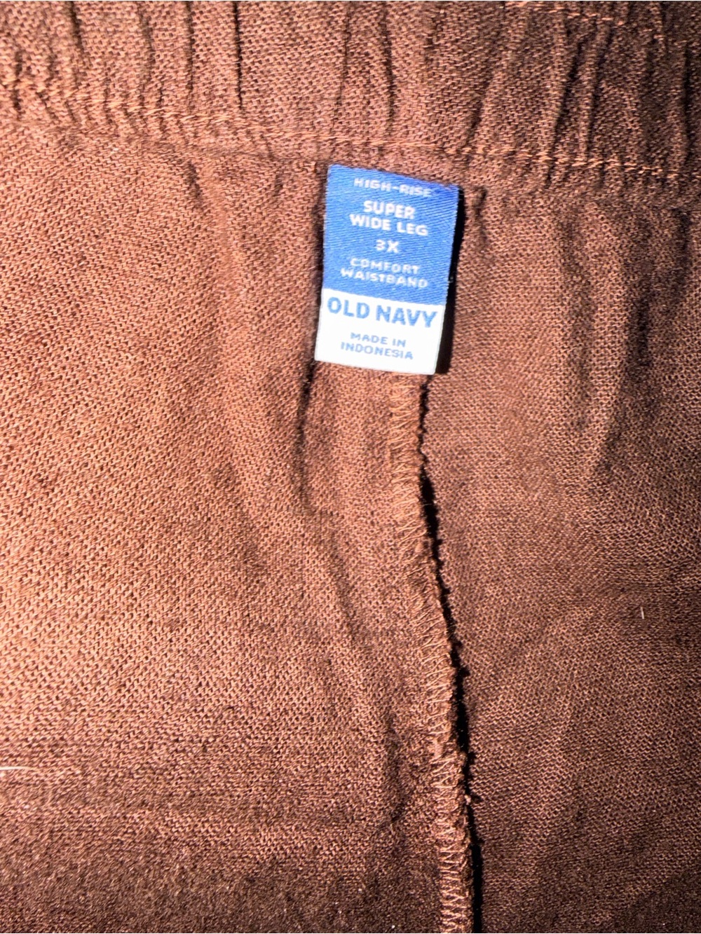 New Old Navy Super Wide Leg Linen Pants 3X Womens - Picture 3 of 3